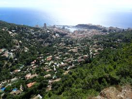 La Turbie - výhled na Monaco