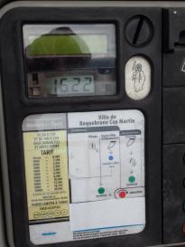 Prakovací automat v Cap Martin u moře