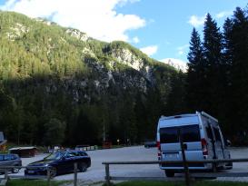 Lago di Fusine - horní stání