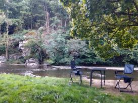 Klídek v kempu u La Roche-en-Ardenne