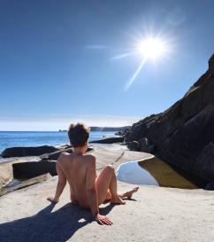 Le Piscine naturist beach.